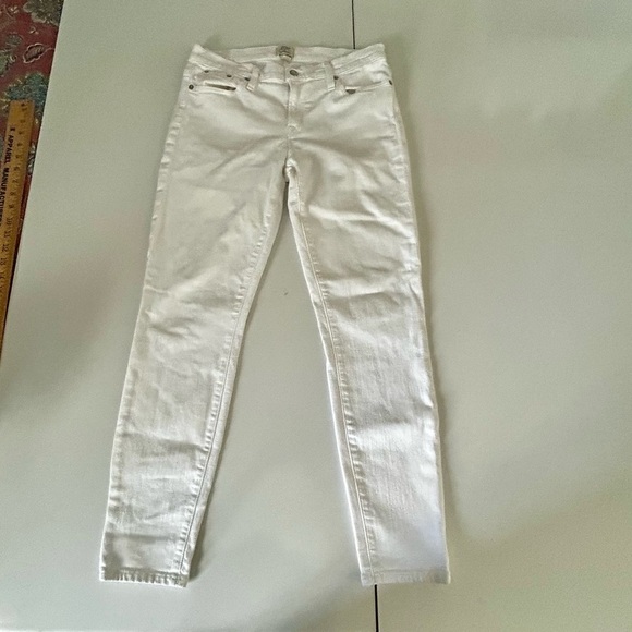 J. Crew White Straight Leg Jeans Size 8 Toothpick - Picture 7 of 7